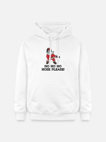 Berufsfeuerwehr Statement Freiwillige Feuerwehr - Gildan Unisex Softstyle® Midweight Hoodie - Weiß