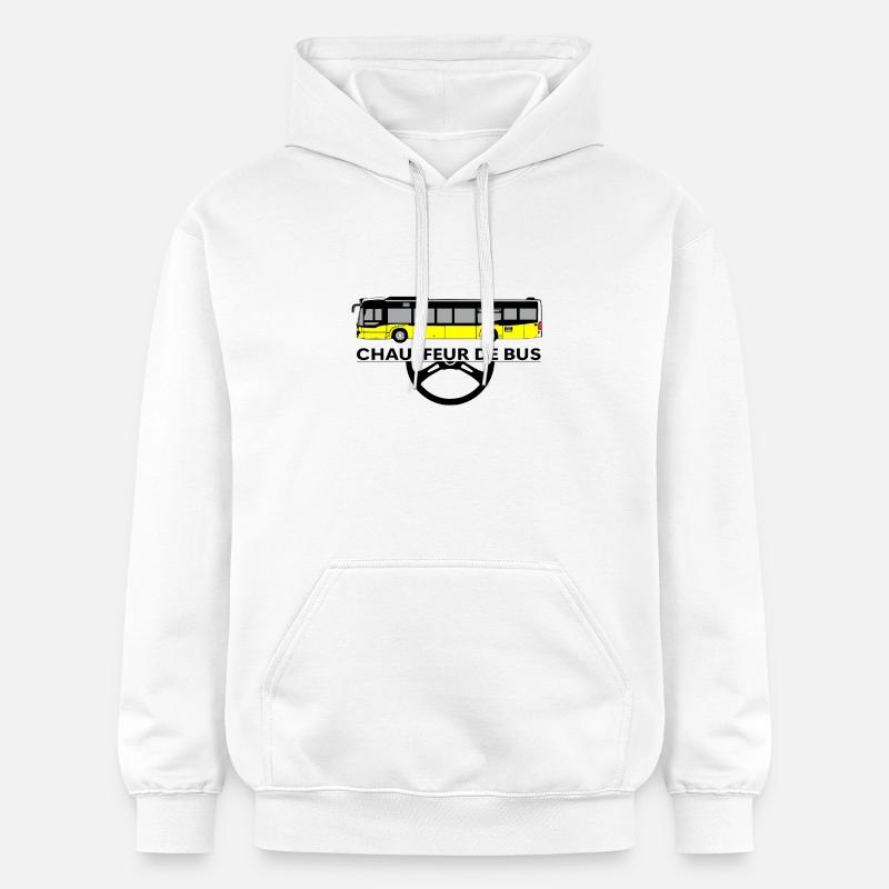 Chauffeur de bus - Sweat à capuche Softstyle® Gildan Unisexe - blanc