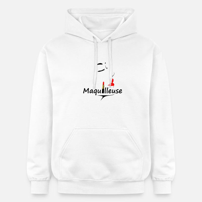 Maquilleuse - Sweat à capuche Softstyle® Gildan Unisexe - blanc
