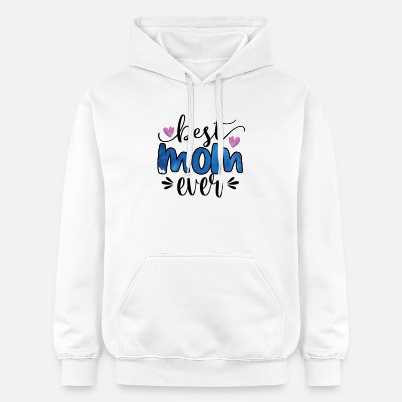 Meilleure maman de tous les temps - Sweat à capuche Softstyle® Gildan Unisexe - blanc