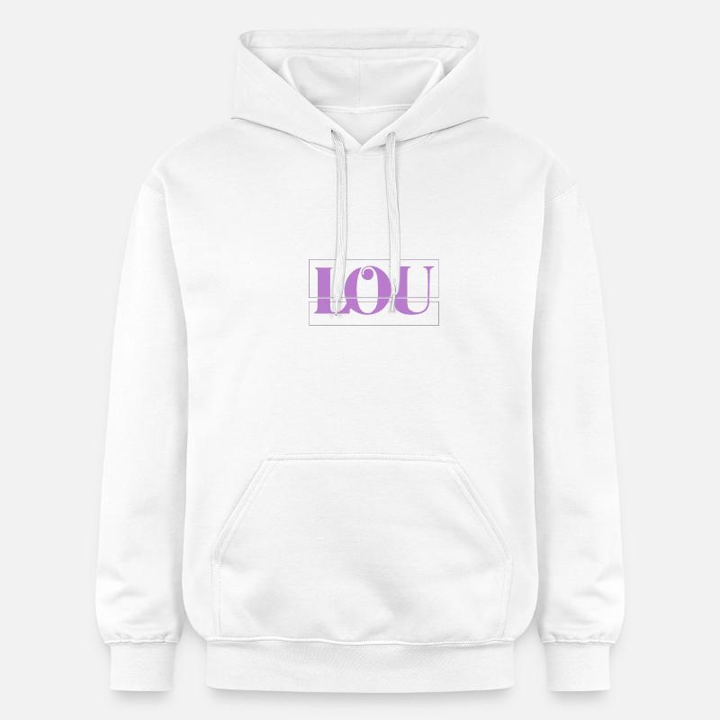 Lou - Sweat à capuche Softstyle® Gildan Unisexe - blanc