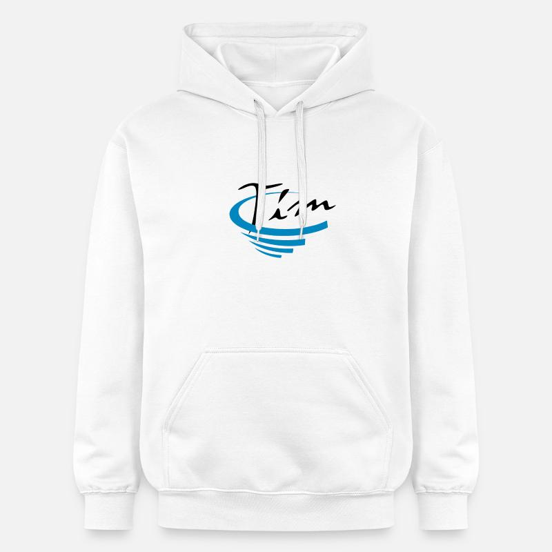 Tim - Sweat à capuche Softstyle® Gildan Unisexe - blanc