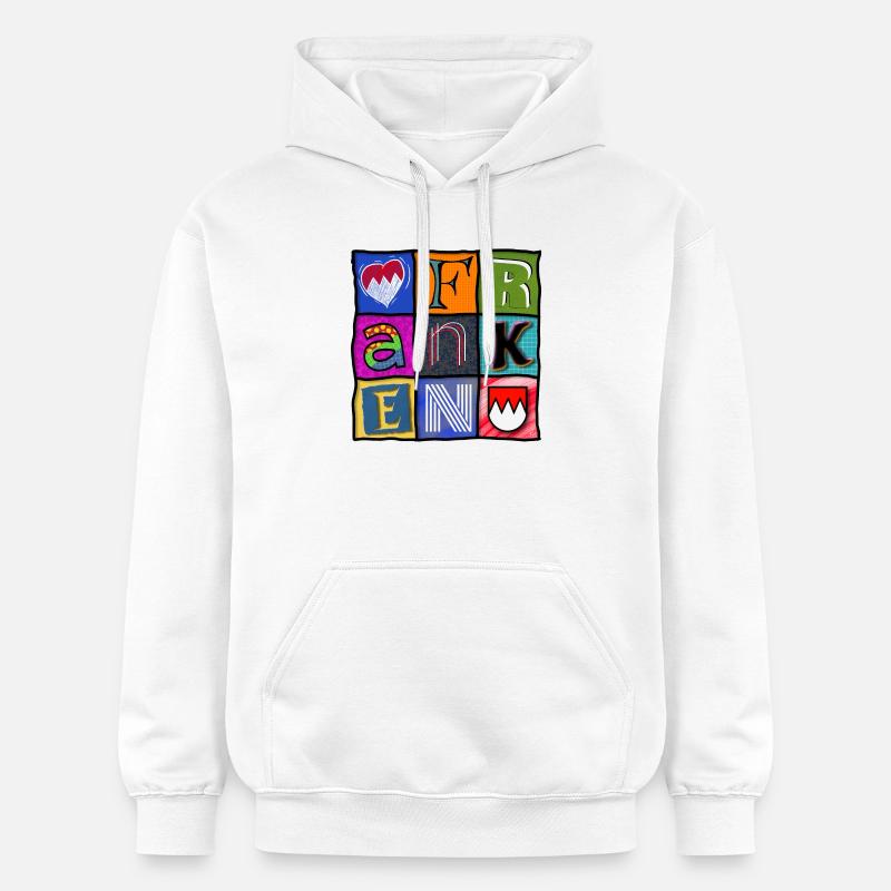 Franconie - Pop Art - Cool - Sweat à capuche Softstyle® Gildan Unisexe - blanc