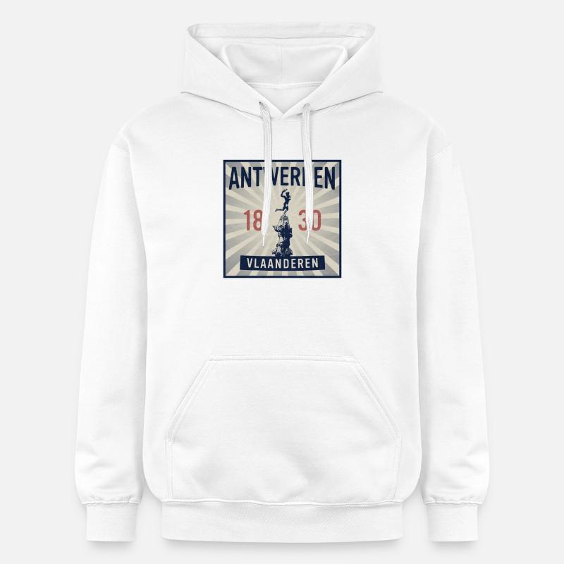 Anvers 1830 - Sweat à capuche Softstyle® Gildan Unisexe - blanc