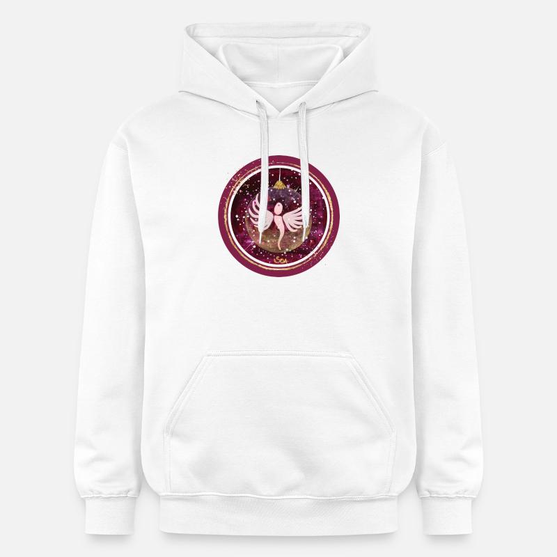 Weihnachtskugel Engel - Sonja Ariel von Staden - Gildan Unisex Softstyle® Midweight Hoodie - Weiß