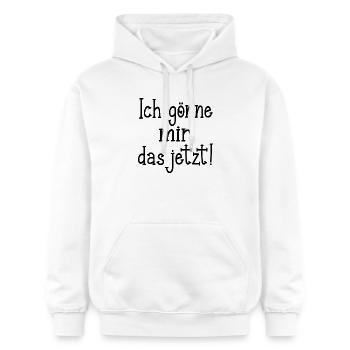 WOHLWOLLEN ACHTSAMKEIT - Gildan Unisex Softstyle® Midweight Hoodie - Weiß - Vorne - Liana (172cm) & Jaron (178cm)