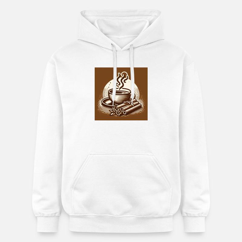 L’heure du thé - Sweat à capuche Softstyle® Gildan Unisexe - blanc