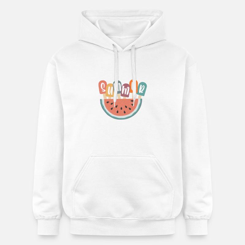 Été - Sweat à capuche Softstyle® Gildan Unisexe - blanc