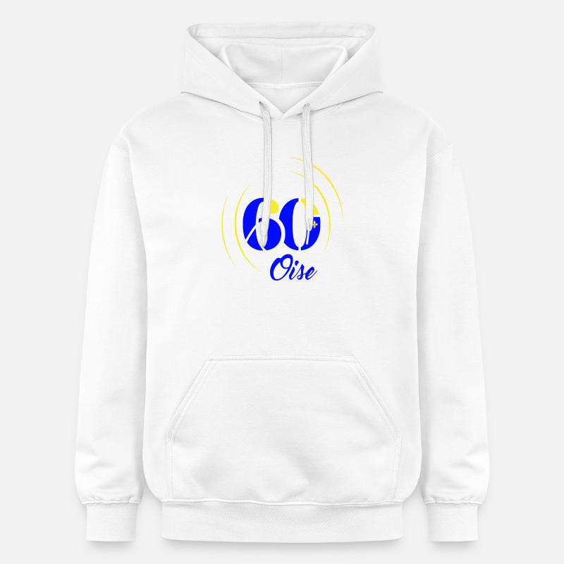 Oise - Sweat à capuche Softstyle® Gildan Unisexe - blanc