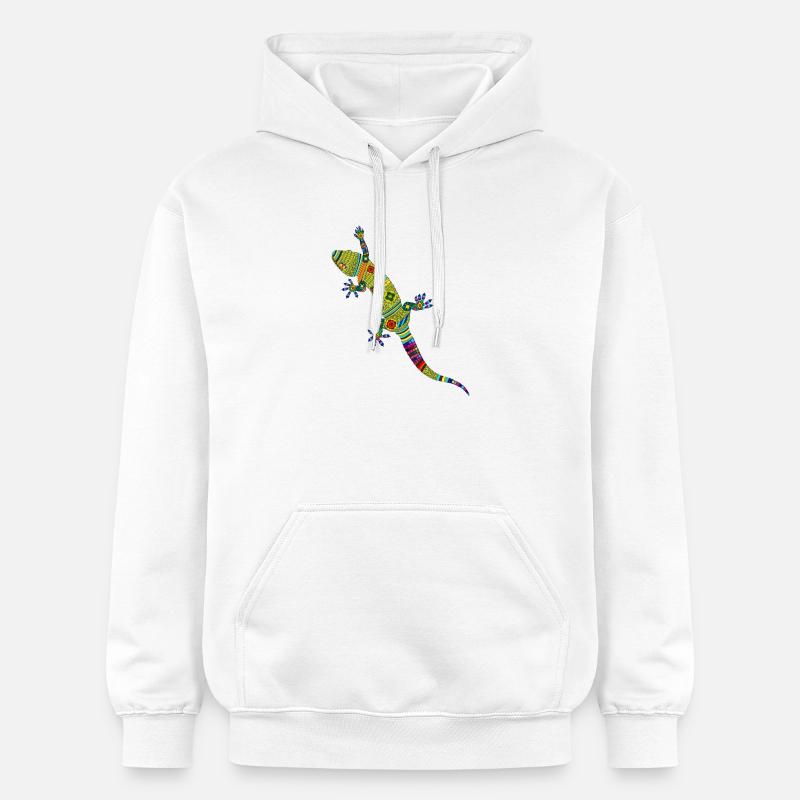 Gecko - Sweat à capuche Softstyle® Gildan Unisexe - blanc