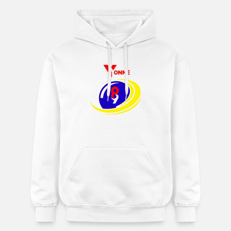 Yonne - Sweat à capuche Softstyle® Gildan Unisexe - blanc