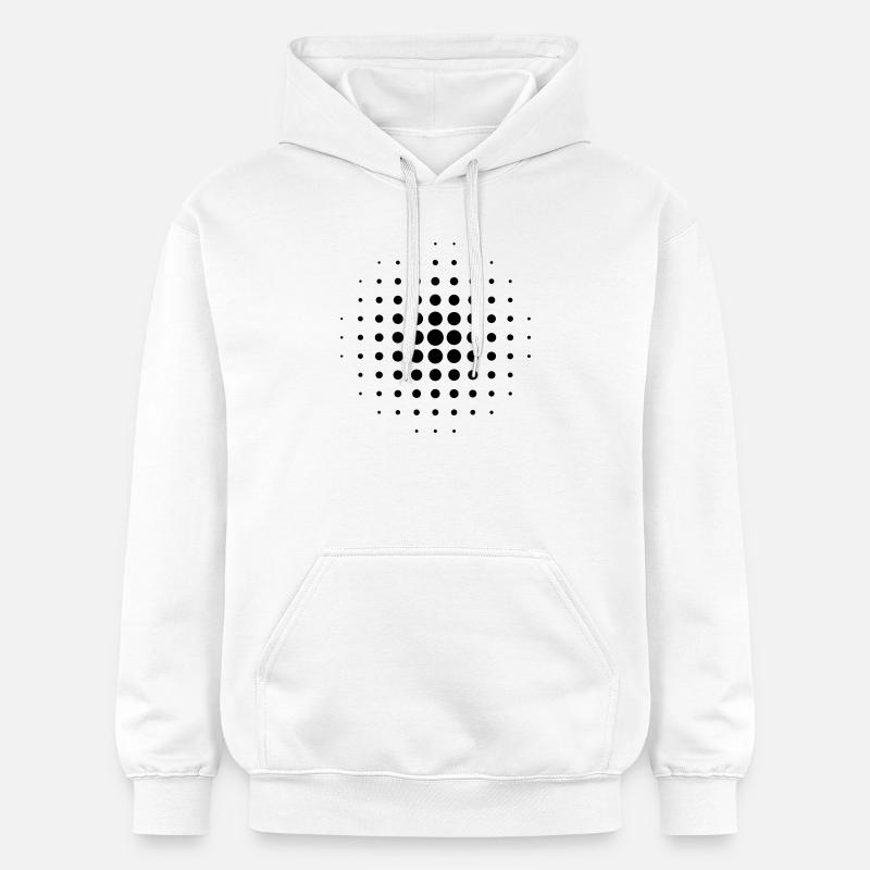 Grille - Sweat à capuche Softstyle® Gildan Unisexe - blanc