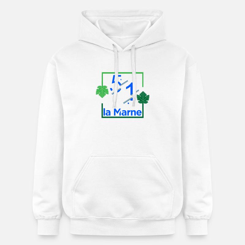 La Marne - Sweat à capuche Softstyle® Gildan Unisexe - blanc
