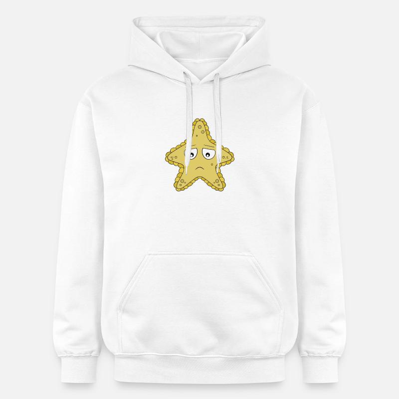 Étoile de mer triste - Sweat à capuche Softstyle® Gildan Unisexe - blanc