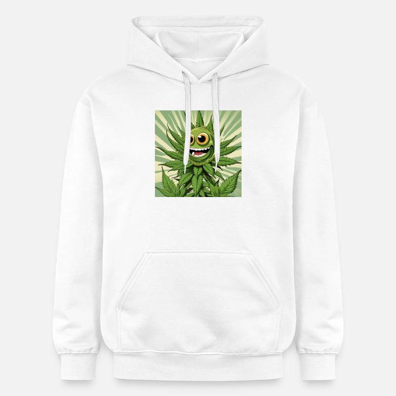 Cannabis 3 - Sweat à capuche Softstyle® Gildan Unisexe - blanc