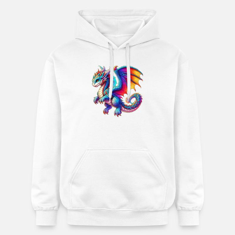 Dragon - Sweat à capuche Softstyle® Gildan Unisexe - blanc