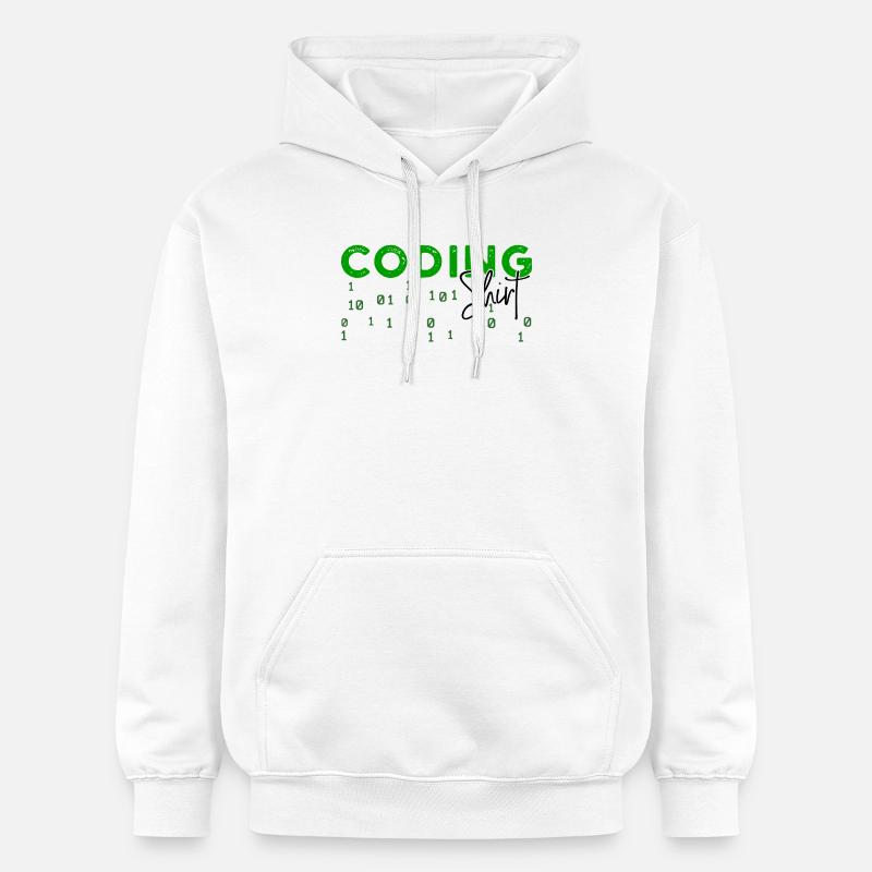 Coden Développeur Programmeur Développeur Web Dicton - Sweat à capuche Softstyle® Gildan Unisexe - blanc