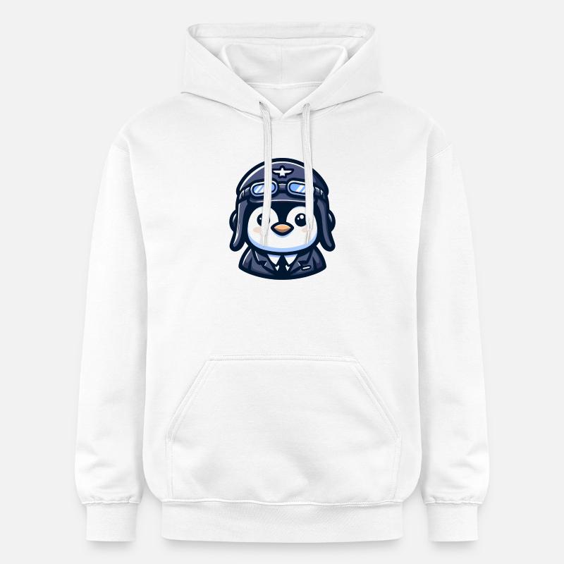 Pilotes de l’Escadrille des glaces - Sweat à capuche Softstyle® Gildan Unisexe - blanc