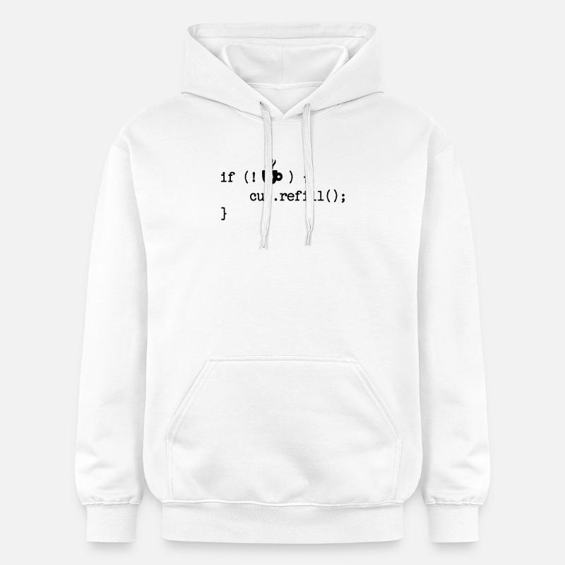 Developer Programmierer Code Webentwickler Debug - Gildan Unisex Softstyle® Midweight Hoodie - Weiß