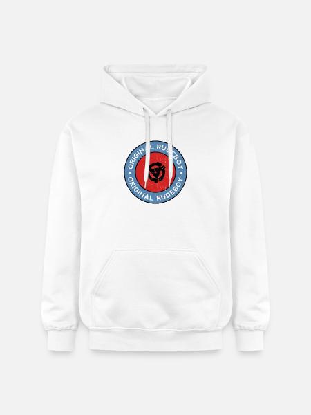 Original Rudeboy Vinyl - Gildan Unisex Softstyle® Midweight Hoodie - white