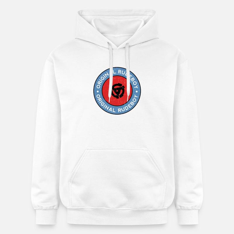 Vinyle original Rudeboy - Sweat à capuche Softstyle® Gildan Unisexe - blanc