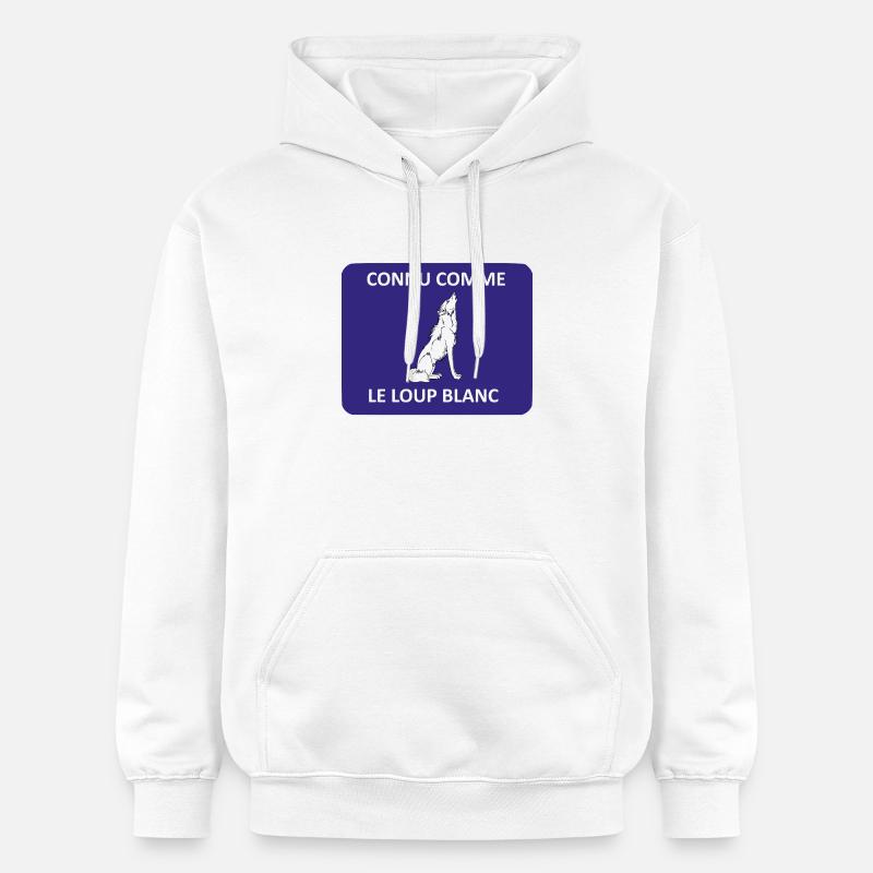 Connu comme le loup blanc - Sweat à capuche Softstyle® Gildan Unisexe - blanc