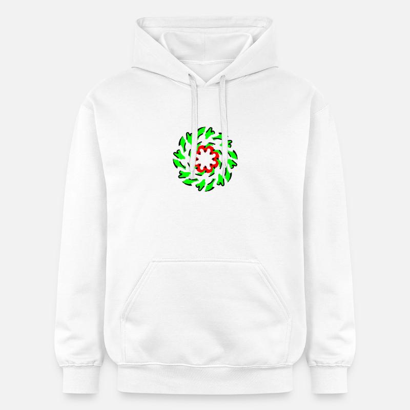 Mandala 1# - Sweat à capuche Softstyle® Gildan Unisexe - blanc