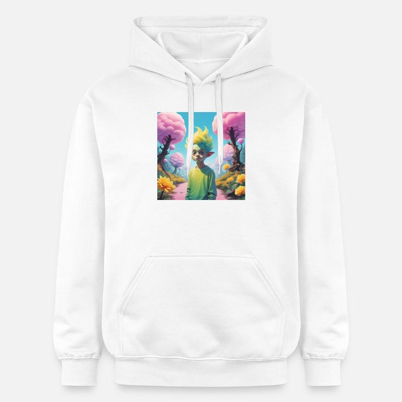 Lutin - Sweat à capuche Softstyle® Gildan Unisexe - blanc