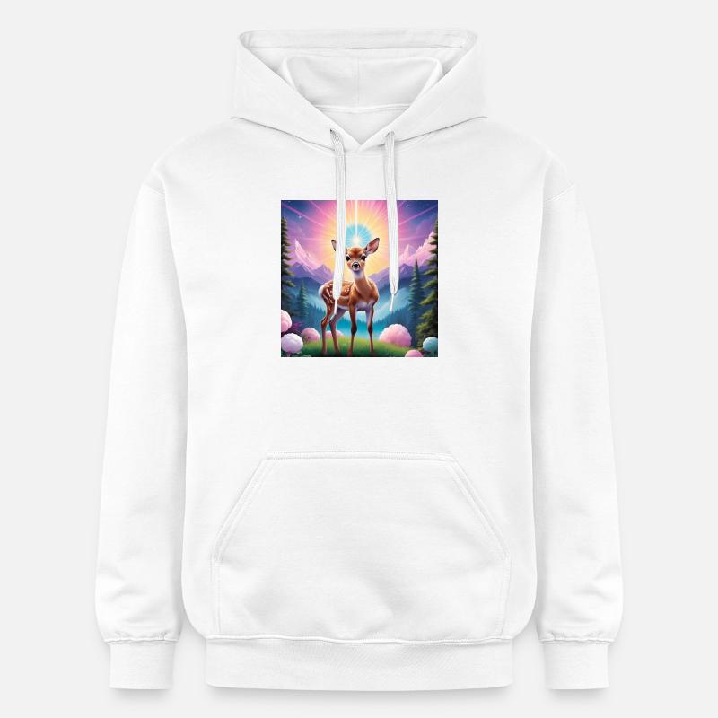 Faon - Sweat à capuche Softstyle® Gildan Unisexe - blanc