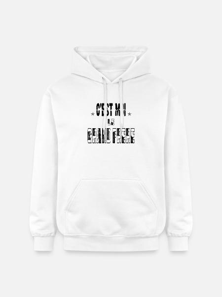 Moi le Grand Frère - Sweat à capuche Softstyle® Gildan Unisexe - blanc