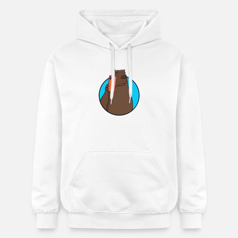 Influenceur des médias sociaux Capybara - Sweat à capuche Softstyle® Gildan Unisexe - blanc