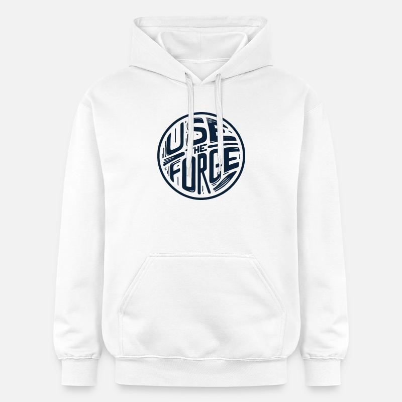 Utilisez la force 2 - Sweat à capuche Softstyle® Gildan Unisexe - blanc