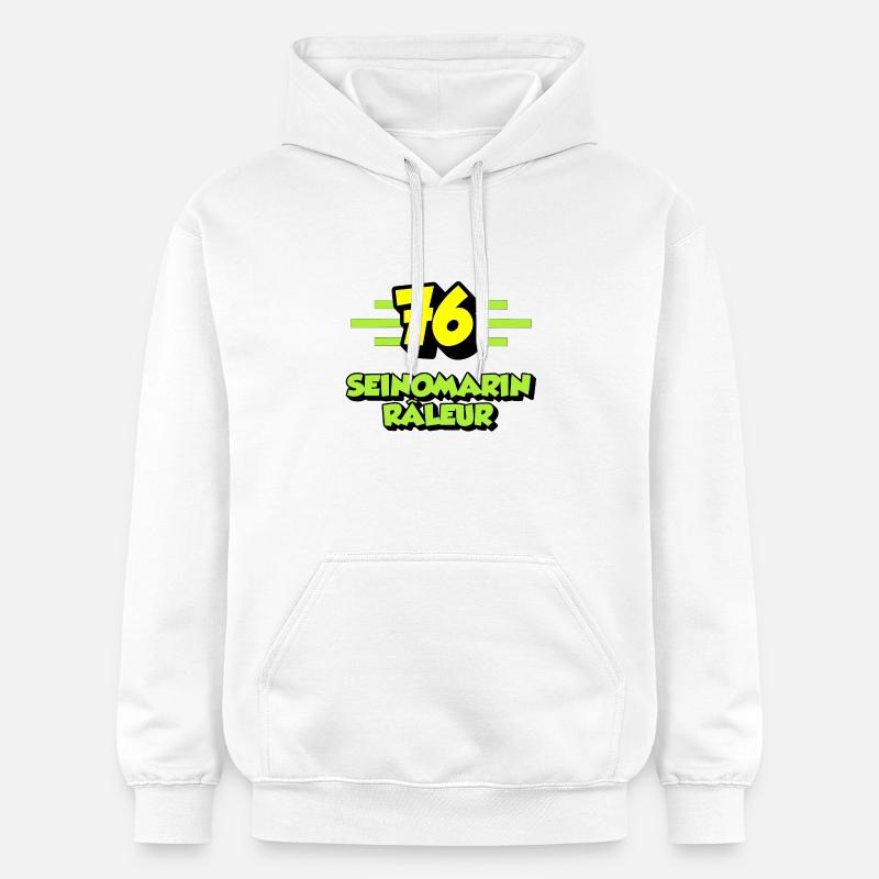 Seinomarin râleur - Sweat à capuche Softstyle® Gildan Unisexe - blanc