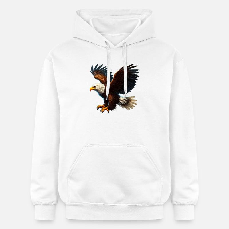 Aigle - Sweat à capuche Softstyle® Gildan Unisexe - blanc