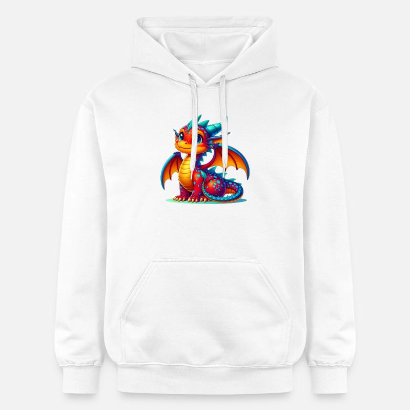 Dragon - Sweat à capuche Softstyle® Gildan Unisexe - blanc