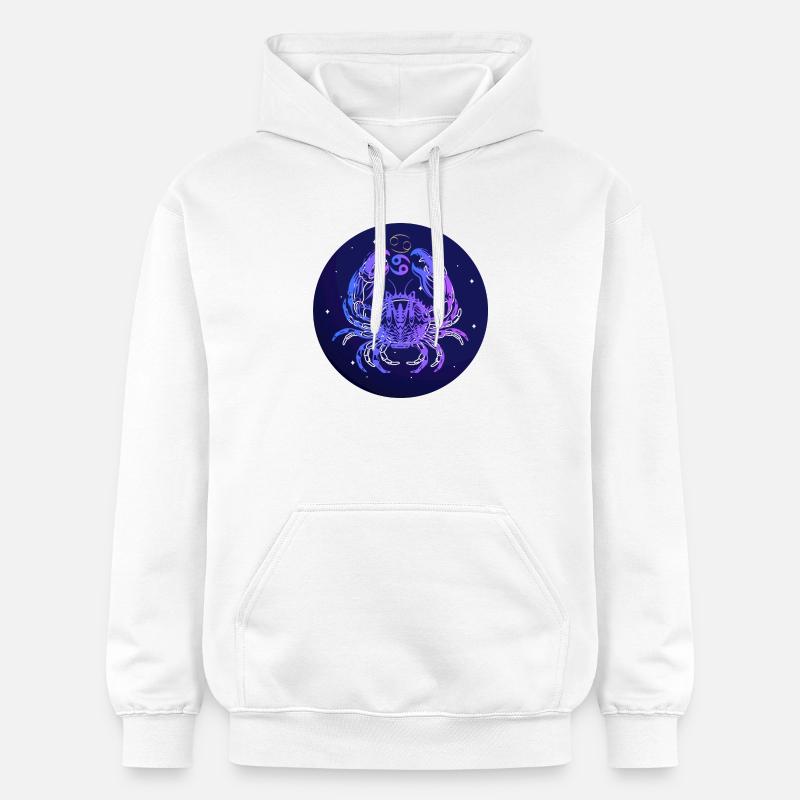 Créativité étoilée du cancer - Sweat à capuche Softstyle® Gildan Unisexe - blanc