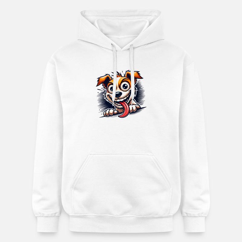 Jack Russel Terrier - Sweat à capuche Softstyle® Gildan Unisexe - blanc