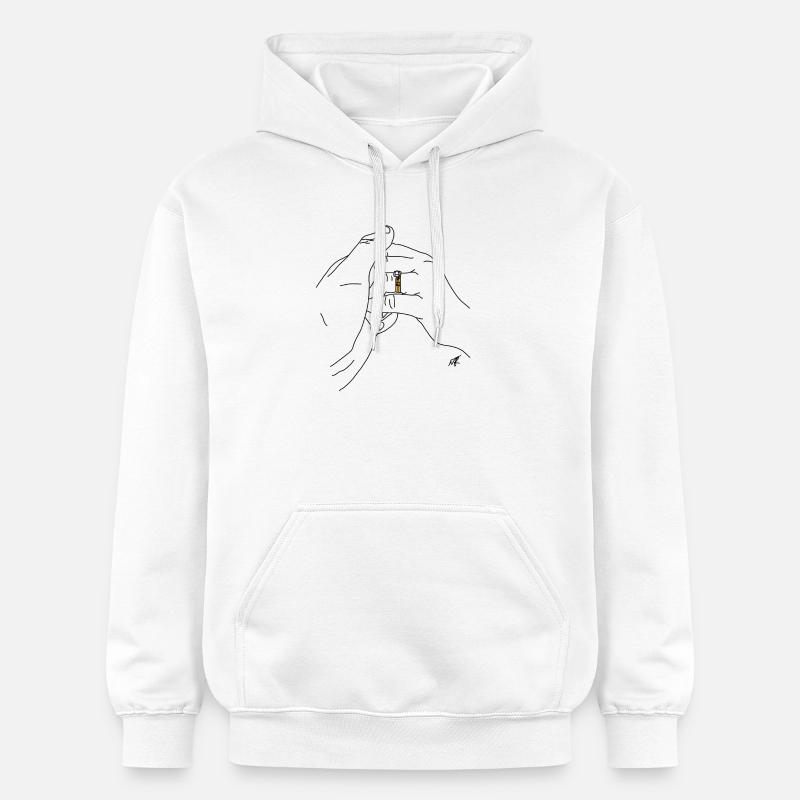 MJR - Ehe - Gildan Unisex Softstyle® Midweight Hoodie - Weiß