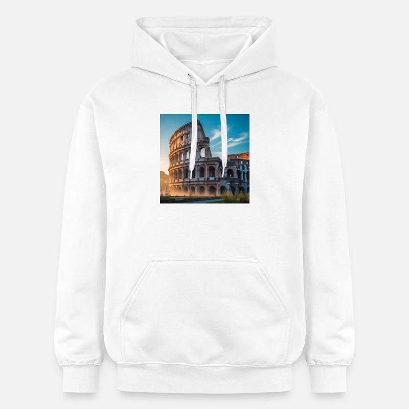Colisée - Sweat à capuche Softstyle® Gildan Unisexe - blanc