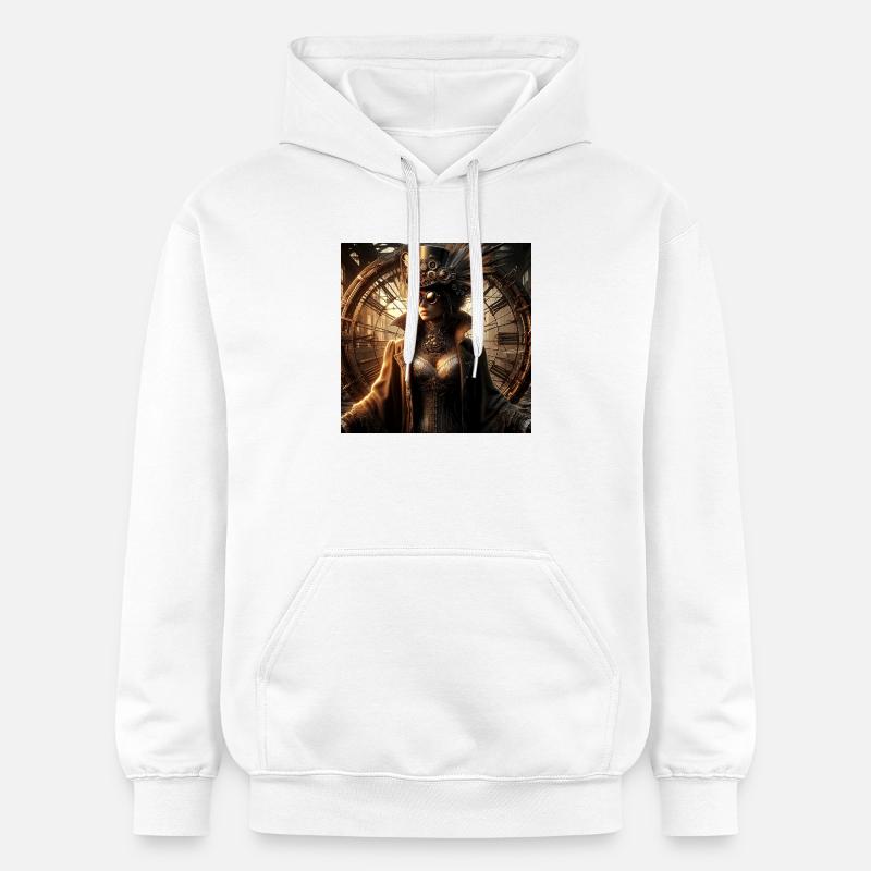 Les Chroniques du Temps - Sweat à capuche Softstyle® Gildan Unisexe - blanc