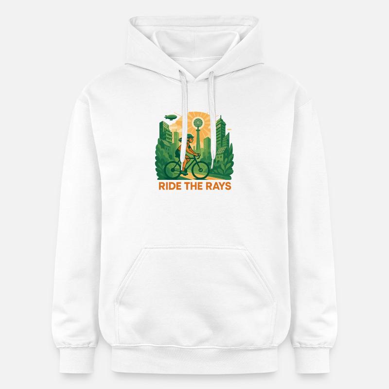 Chevauchez les Rays - Sweat à capuche Softstyle® Gildan Unisexe - blanc