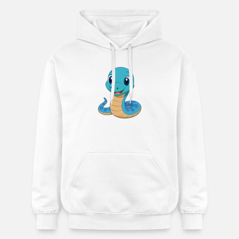 Bébé serpent boa - Sweat à capuche Softstyle® Gildan Unisexe - blanc