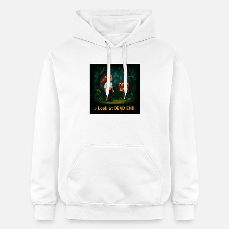 Regardez Dead End - Sweat à capuche Softstyle® Gildan Unisexe - blanc