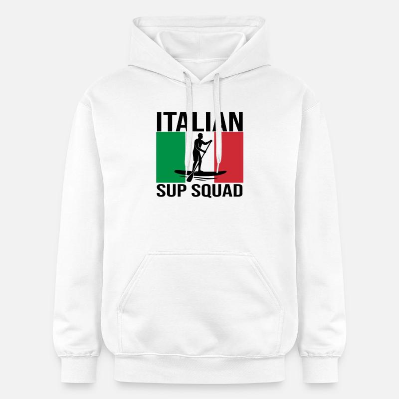 Chemise italienne SUP Crew Paddle - Sweat à capuche Softstyle® Gildan Unisexe - blanc
