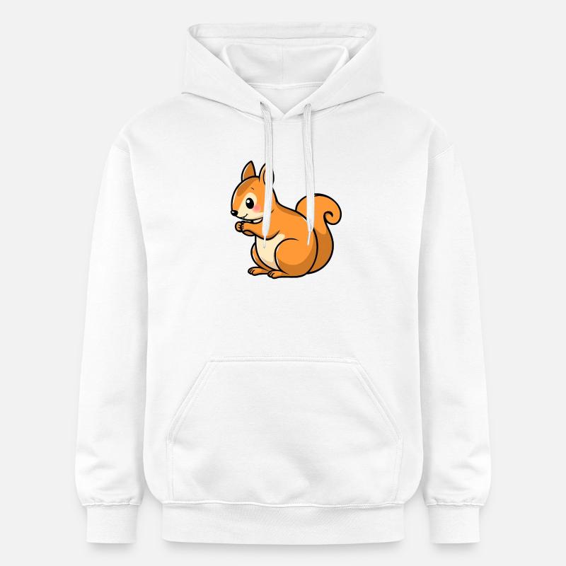 Écureuil - Sweat à capuche Softstyle® Gildan Unisexe - blanc