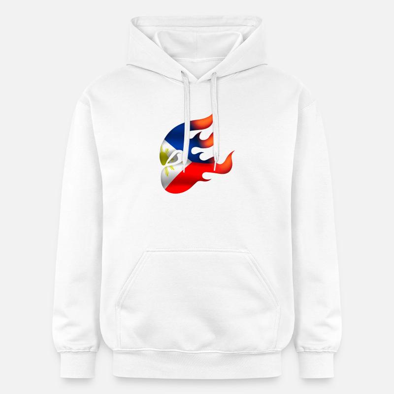 Drapeau des Philippines - Philippines - Ninja - Sweat à capuche Softstyle® Gildan Unisexe - blanc