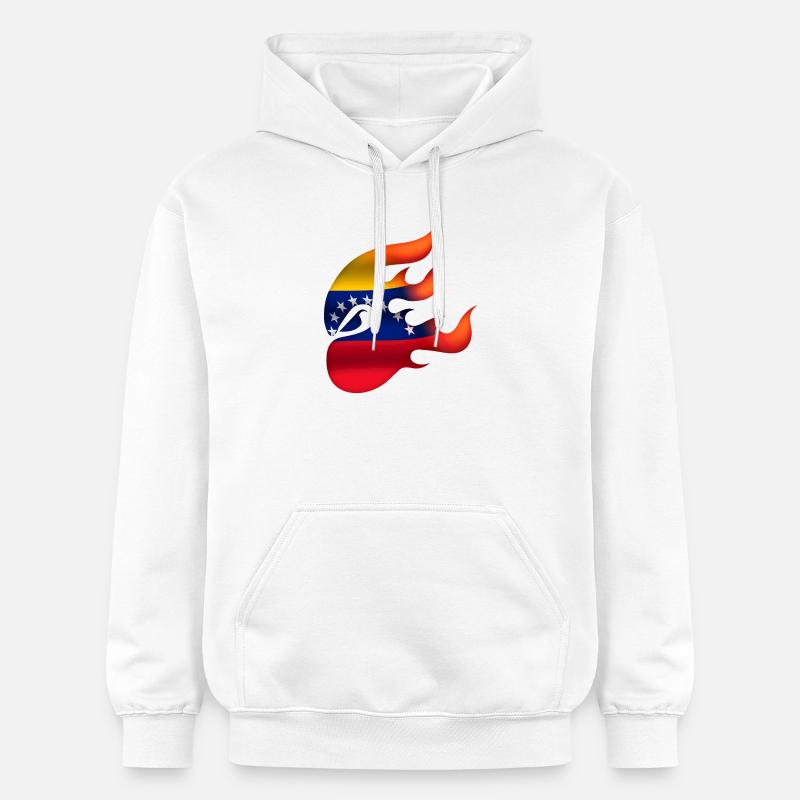 Drapeau du Venezuela - Venezuela - Ninja - Sweat à capuche Softstyle® Gildan Unisexe - blanc