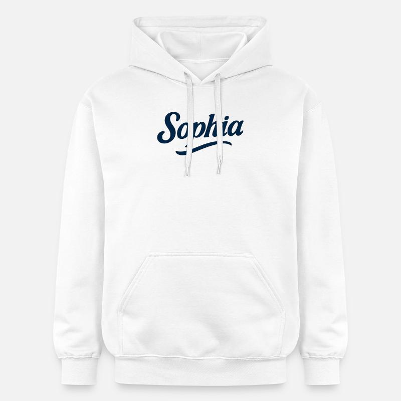 Conception abstraite à l’aquarelle - Sweat à capuche Softstyle® Gildan Unisexe - blanc