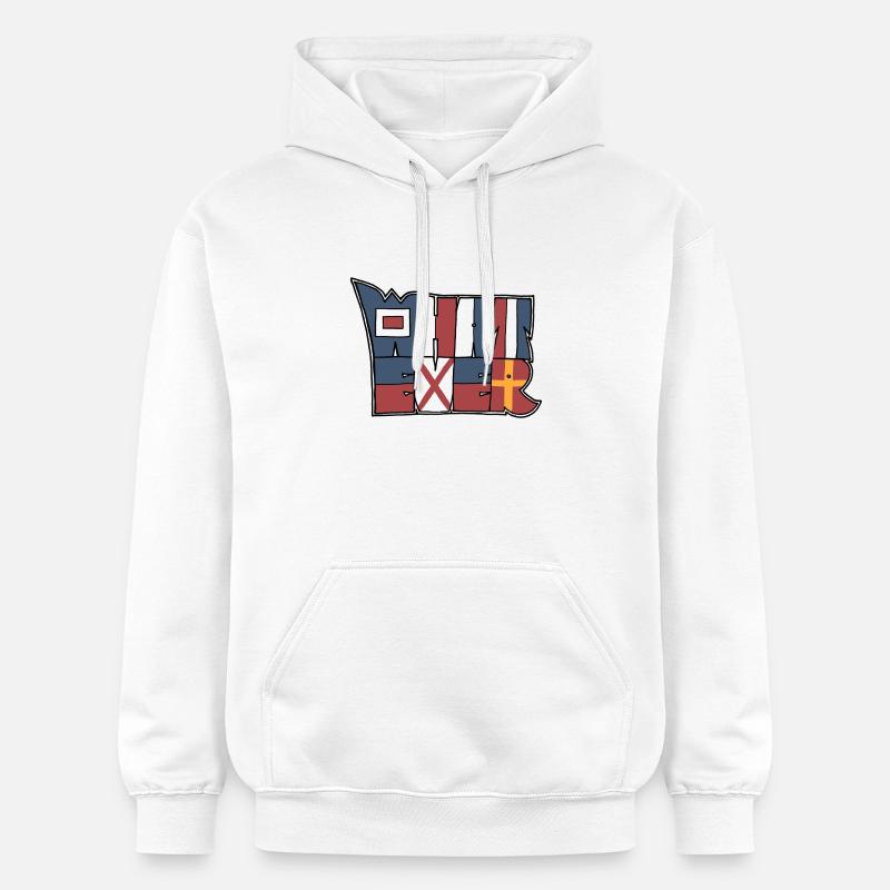 quoi que - Sweat à capuche Softstyle® Gildan Unisexe - blanc