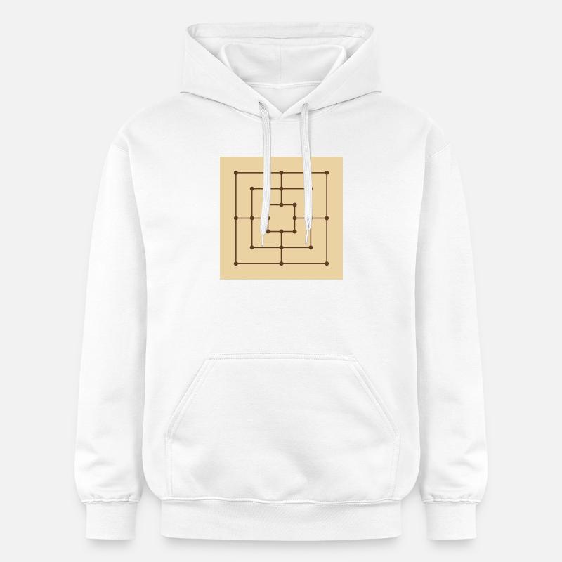 Moulin Jeu de société - Sweat à capuche Softstyle® Gildan Unisexe - blanc
